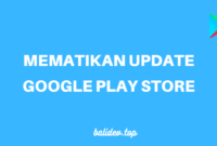 mematikan download otomatis google play store