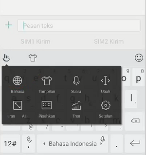 mengatur keyboard hp oppo