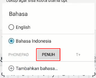 mengembalikan tampilan keyboad oppo