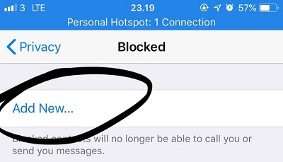 cara blokir kontak di whatsapp