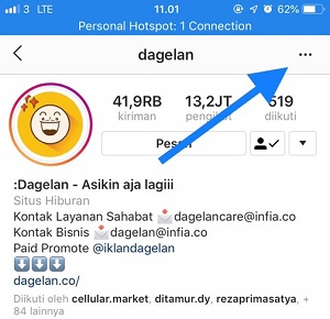 cara blokir akun instagram orang lain