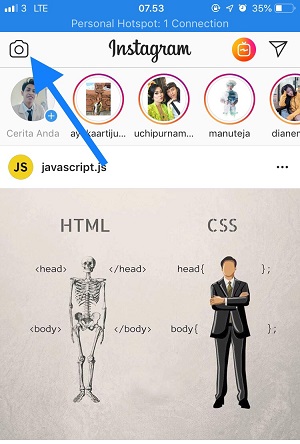 cara membuat story di instagram cara membuat story di instagram