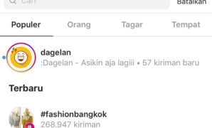 histori pencarian instagram