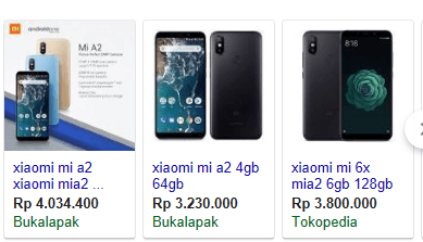 harga xiaomi mi a2 harga xiaomi mi a2