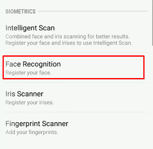 menu face recognition samsung s9 menu face recognition samsung s9