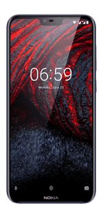 nokia 6.1 plus tampilan depan nokia 6.1 plus tampilan depan