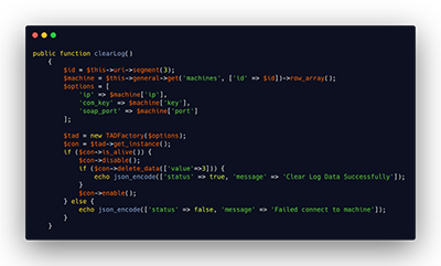 tarik data mesin absen php codeigniter