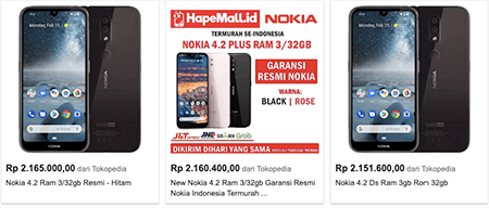 harga nokia 4.2 tokopedia