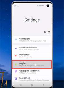 Pengaturan mode malam samsung galaxy s10