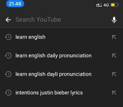menghapus riwayat pencarian YouTube menghapus riwayat pencarian YouTube