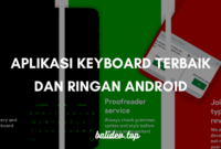 Aplikasi keyboard ringan dan bergambar untuk android