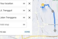 lebih dari satu titik tujuan
