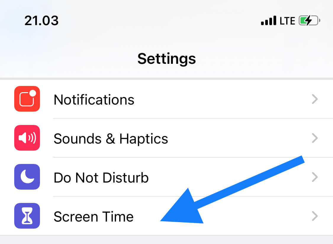 mengatur durasi aplikasi pada iphone