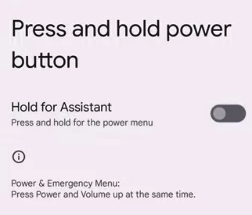 Mematikan google pixel 6 dengan tombol