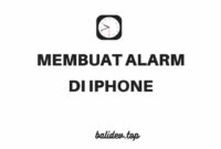 cara mudah mengatur alarm di iPhone
