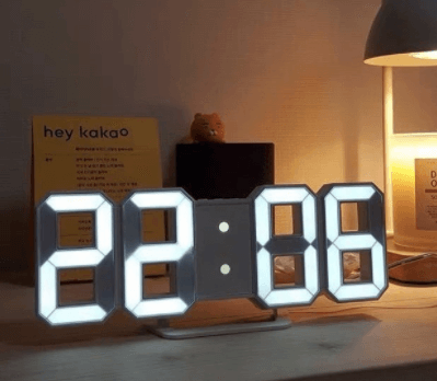 Jam meja digital hadiah hari valentine
