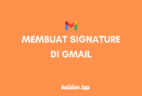 cara membuat signature di gmail