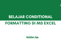 conditional formatting menentukan warna kolom berdasarkan nilai kolom tersebut