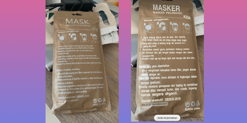 metode instan google translate menerjemahkan tulisan pada gambar